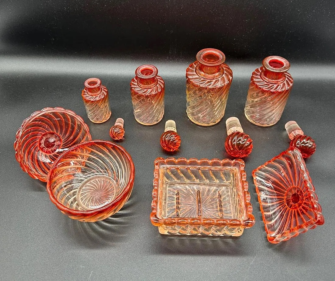 Set da bagno firmato Baccarat Crystal and Bamboo, set da 6 pezzi-photo-2