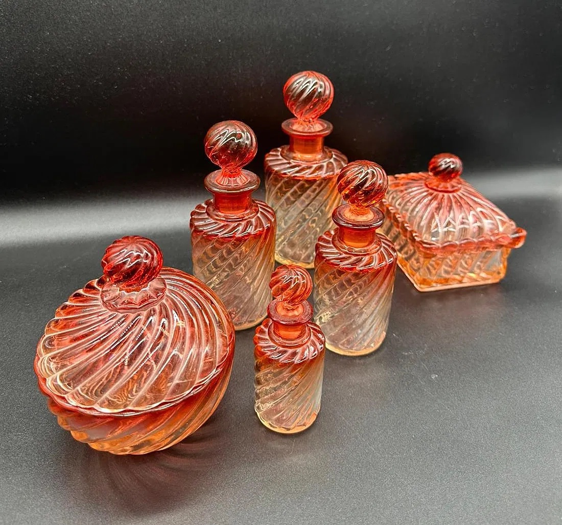 Set da bagno firmato Baccarat Crystal and Bamboo, set da 6 pezzi-photo-3