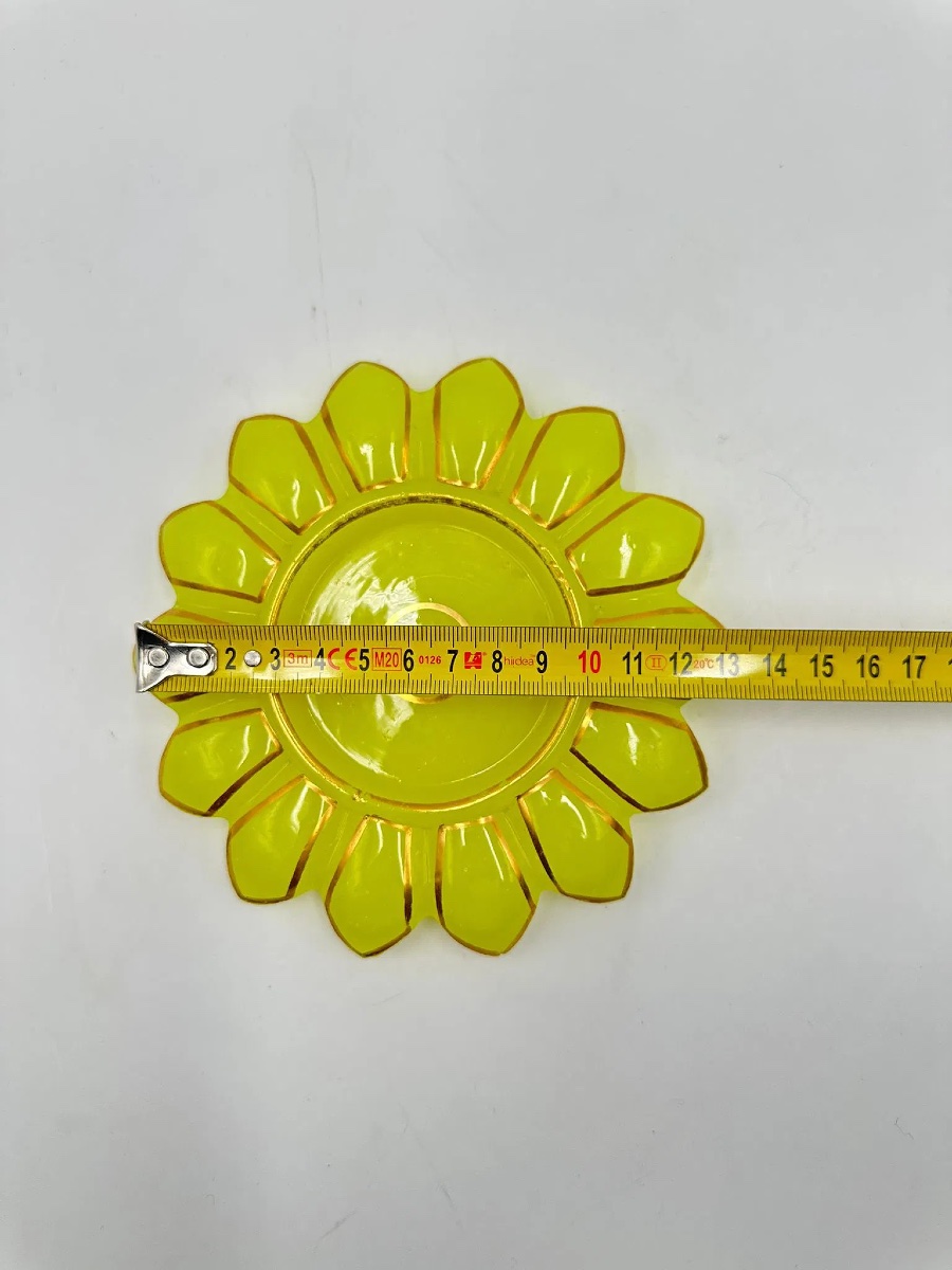 Zuccheriera e coperchio in opalina di Baccarat a forma di ananas «Pâte de riz», 1845-1865-photo-3