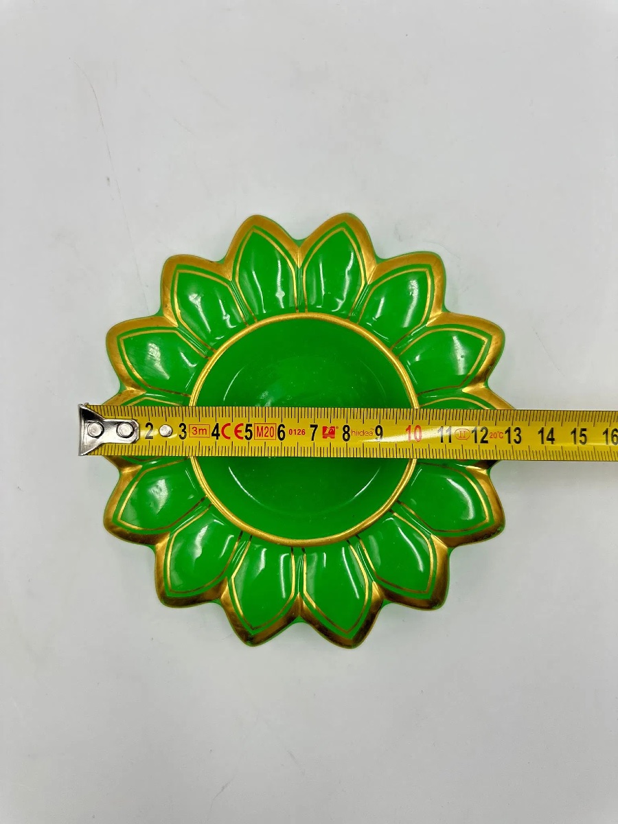 Zuccheriera e coperchio in opalina di Baccarat a forma di ananas «Pâte de riz», 1845-1865 #2-photo-3