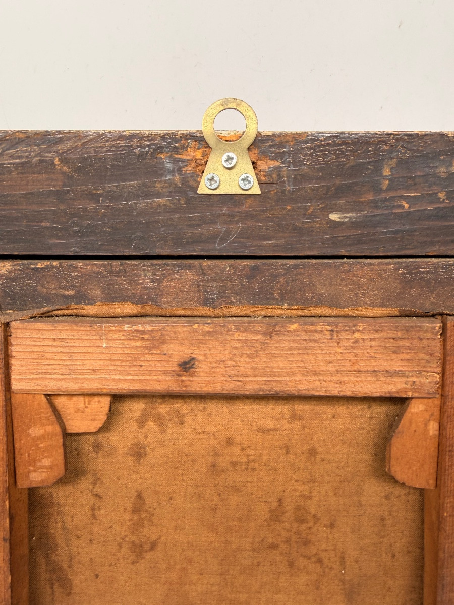 Napoleon Parisiani Olio su tela, 1909. Vergine con Bambino-photo-7