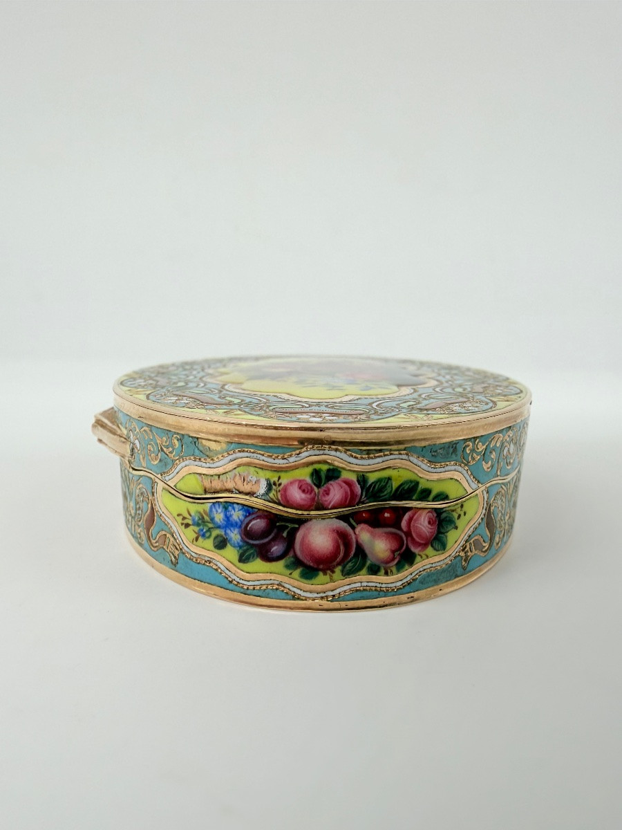 Tabacchiere ovali in oro e smalto per il mercato ottomano, Ginevra, 1830 circa-photo-5