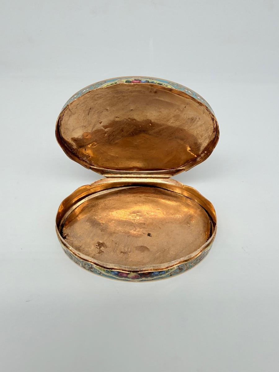 Tabacchiere ovali in oro e smalto per il mercato ottomano, Ginevra, 1830 circa-photo-8