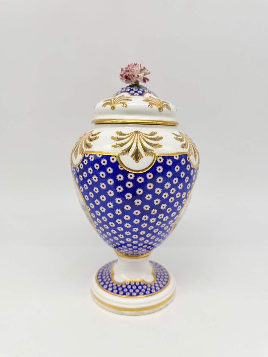 Porcellana di Sèvres «Beau Bleu» «Œil-de-perdrix», pot-pourri, The Wallace Collection-photo-2