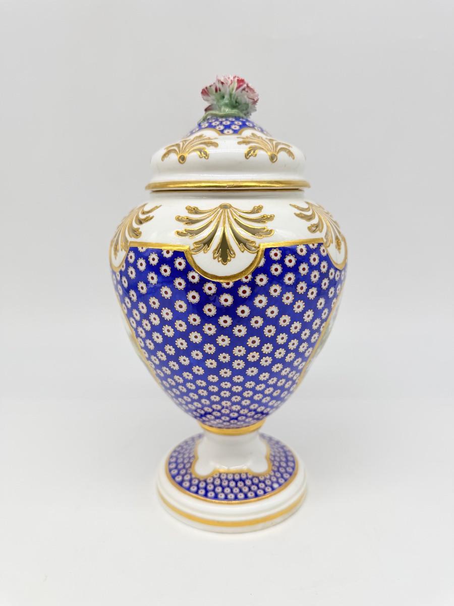 Porcellana di Sèvres «Beau Bleu» «Œil-de-perdrix», pot-pourri, The Wallace Collection-photo-4