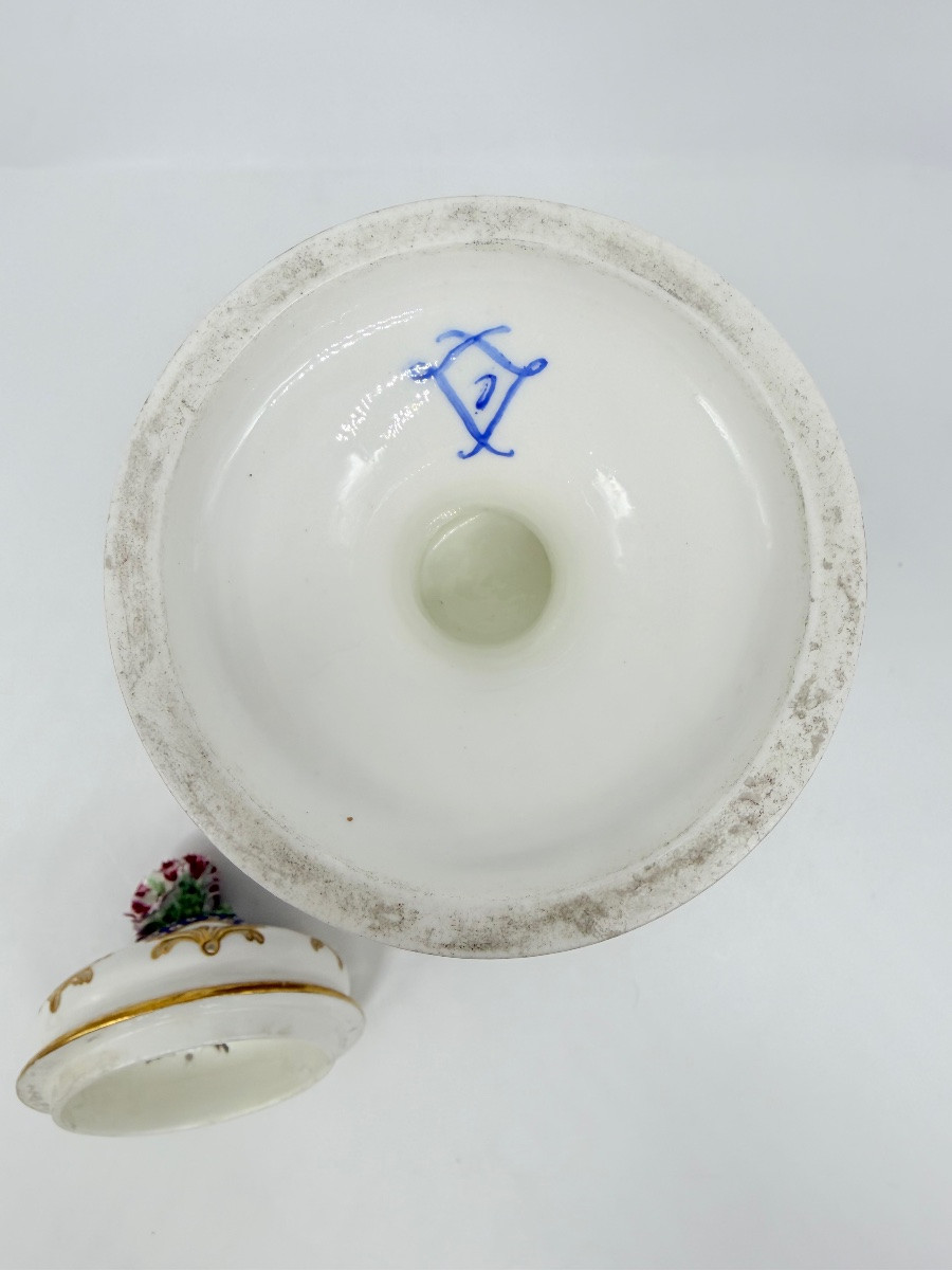 Porcellana di Sèvres «Beau Bleu» «Œil-de-perdrix», pot-pourri, The Wallace Collection-photo-4