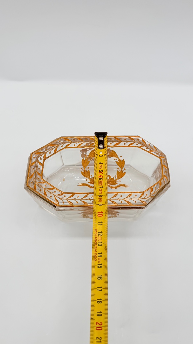 Portagioie in vetro di Baccarat, epoca Napoleone III-photo-4