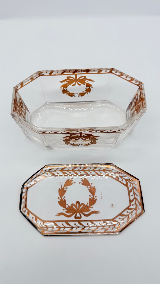 Portagioie in vetro di Baccarat, epoca Napoleone III-photo-7