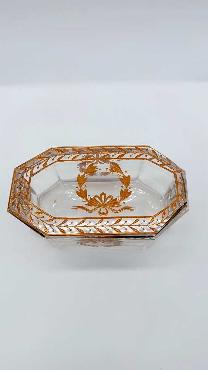 Portagioie in vetro di Baccarat, epoca Napoleone III-photo-8