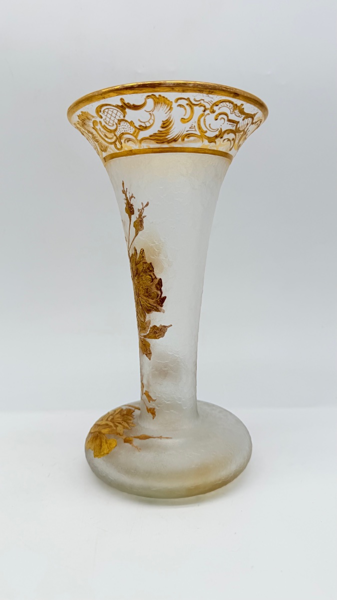 Vaso in cristallo Baccarat, modello giapponese, XIX secolo.-photo-3