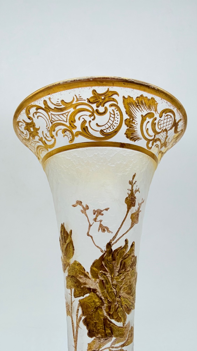 Vaso in cristallo Baccarat, modello giapponese, XIX secolo.-photo-5