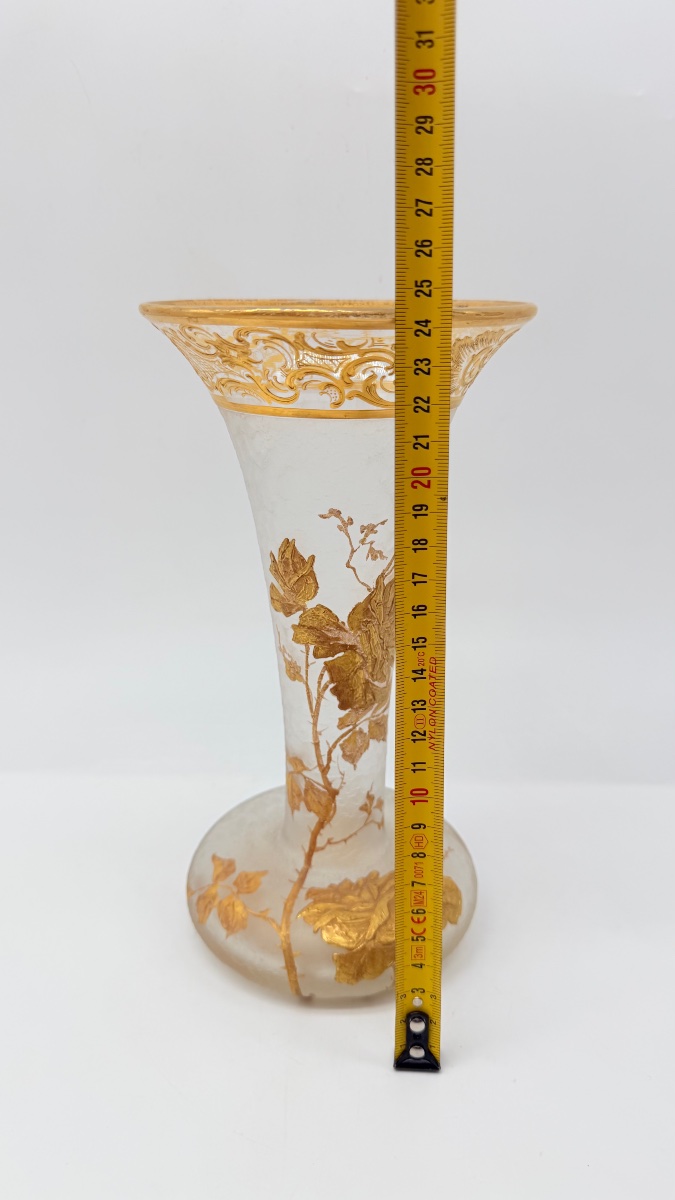 Vaso in cristallo Baccarat, modello giapponese, XIX secolo.-photo-6