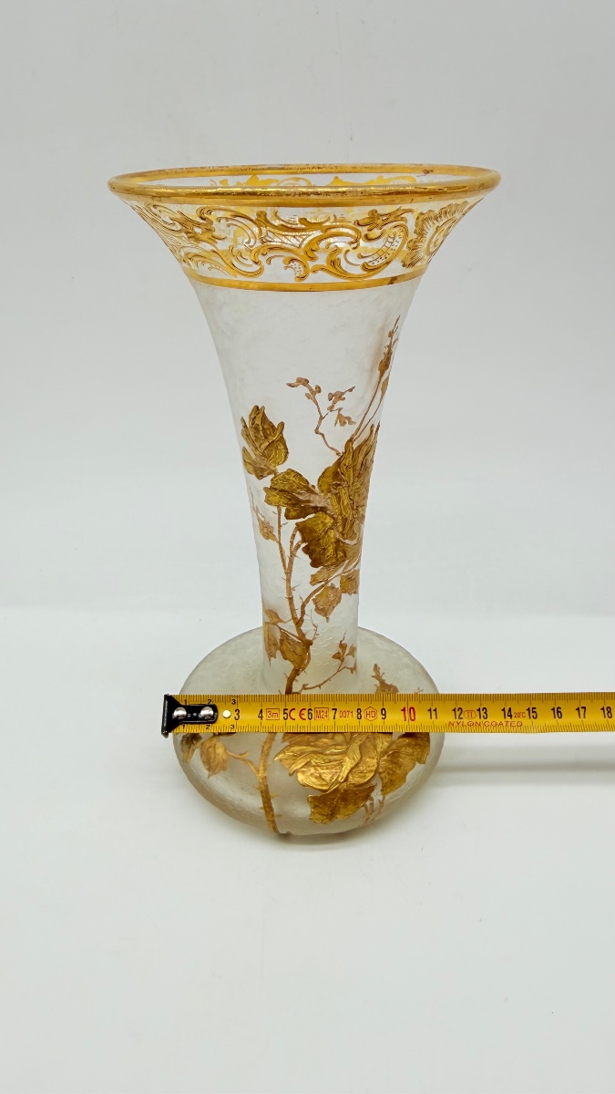 Vaso in cristallo Baccarat, modello giapponese, XIX secolo.-photo-7