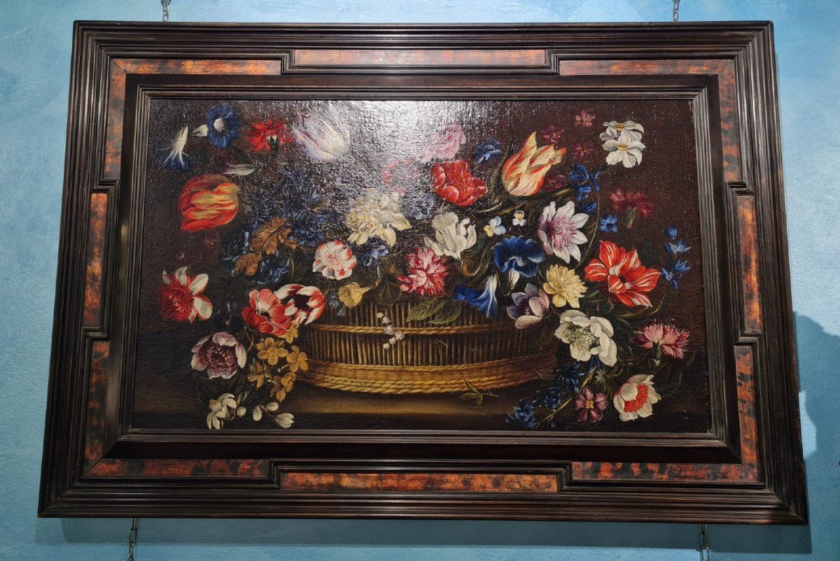  Peinture Flamande Du XVIIIe Siècle, Huile Sur Panneau-photo-1