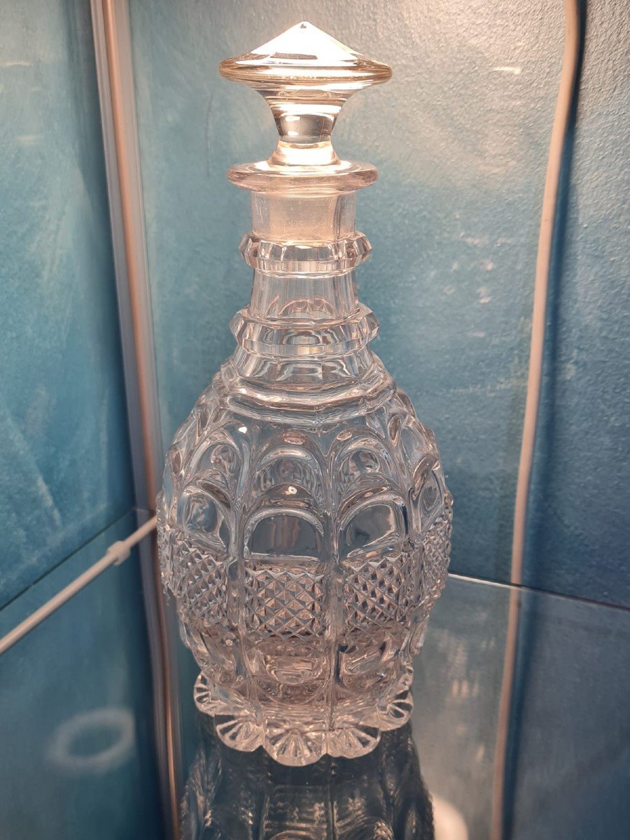 Carafe en verre de Bohême pour le marché ottoman-photo-2