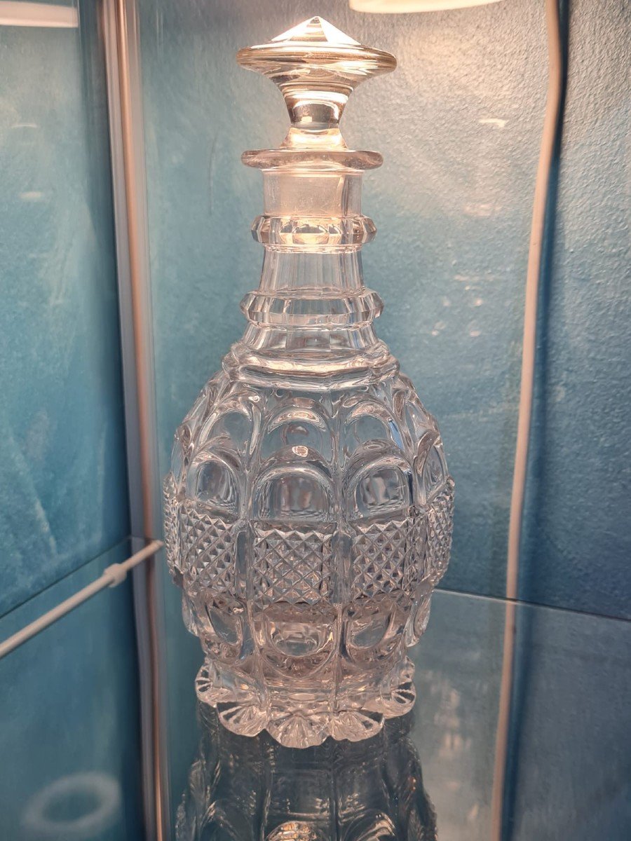 Carafe en verre de Bohême pour le marché ottoman-photo-3