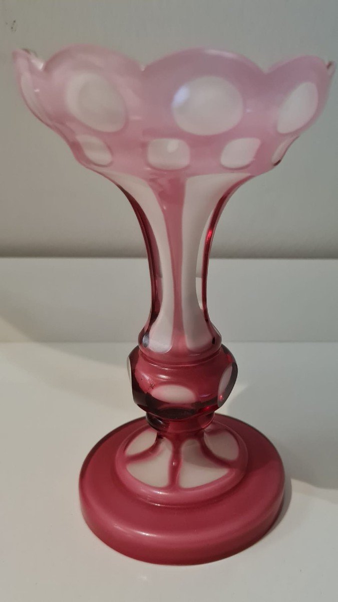 Vase En Verre Barfatan Overlay Bohème-photo-2