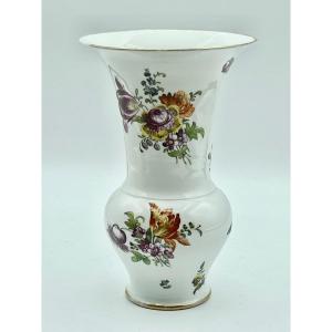Raro vaso antico in porcellana Meissen Augustus Rex