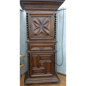 Louis XIII Standing Man In Walnut 