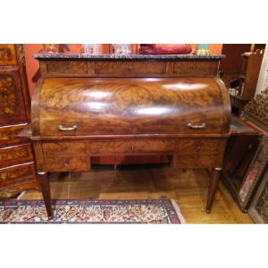 Mahogany Cylinder Desk Directoire