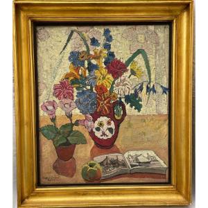 Still Life Flowers Pierre Bayaux