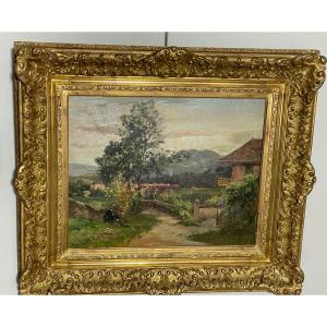 Oil On Canvas Maurice Levis