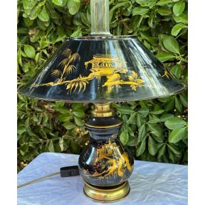 Lamp With Japanese Decor 