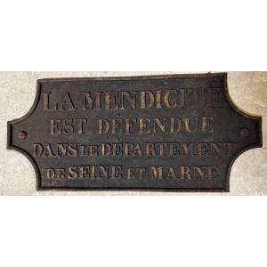 Street Sign "begging"