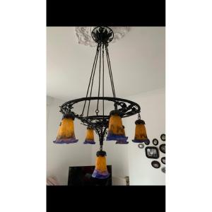Muller Art Deco Chandelier 