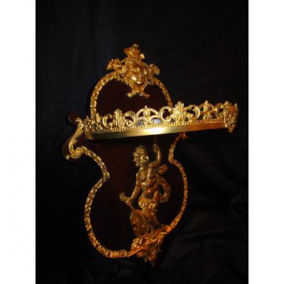 Louis XV Style Mahogany Console