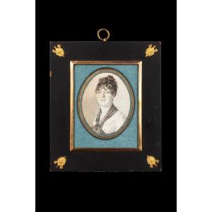 Louis Marie Sicard Said Sicardi (1746-1825), Portrait Of A Woman (1804)