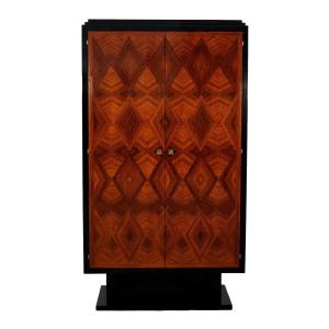 Decorative Art Déco Cabinet France Around 1930.