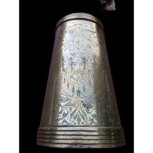 Pot (with Brushes?) In Bronze, Louis XIV Period