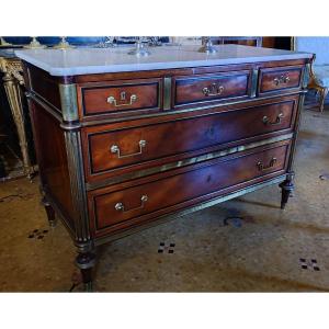 Directoire Mahogany Chest Of Drawers