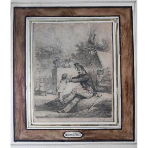 Horace Vernet, Original Drawing From 1818