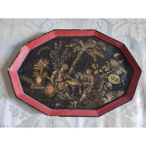 Small Chinese Lacquer Tray 18th Century