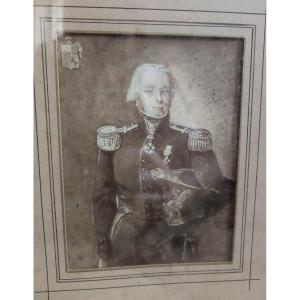 Drawing (wash), An Officer Around 1820.