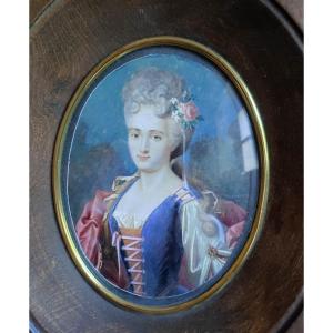 Large 18th Century Miniature