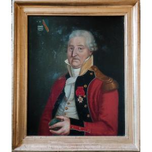 Portrait Of An Officer, End Of The 18th Century