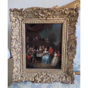 The Country Lunch, 18th Century Around J.f. De Troy