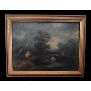 Animated Landscape Circa 1830 By Alexandre Géré
