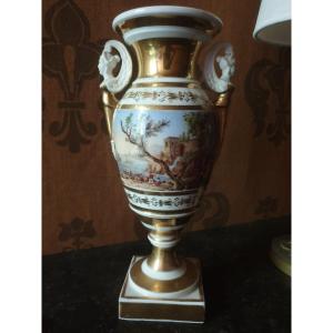 Paris Porcelain Vase From The Empire Period