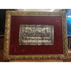 The Last Supper, Framed Silver Plaque