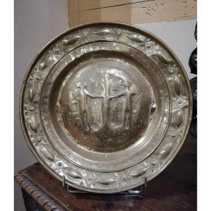 Adam And Eve Collection Plate Circa 1600