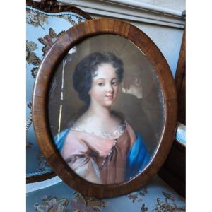 Pastel Portrait Of Mademoiselle De Blois