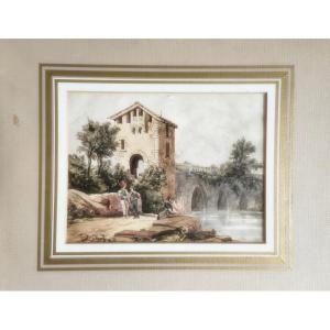 Landscape Drawing Circa 1820