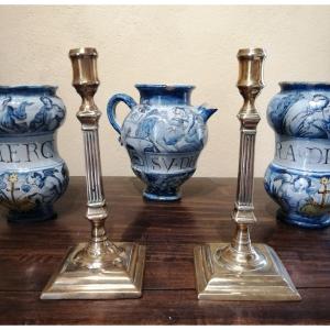 Pair Of Candlesticks In The Roman Bronze High Period