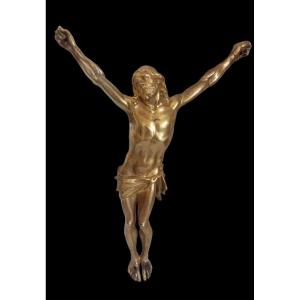 Beautiful Christ In Gilt Bronze XVII