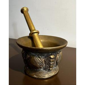 Spanish Bronze Mortar. End Of The 16th Century, Beginning Of The 17th Century