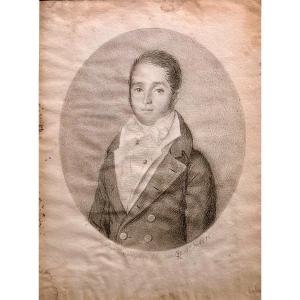 Male Portrait Made By The Painter Francisco Enriquez Y García, Year 1815